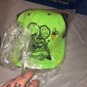 Rat fink no fly zone hat